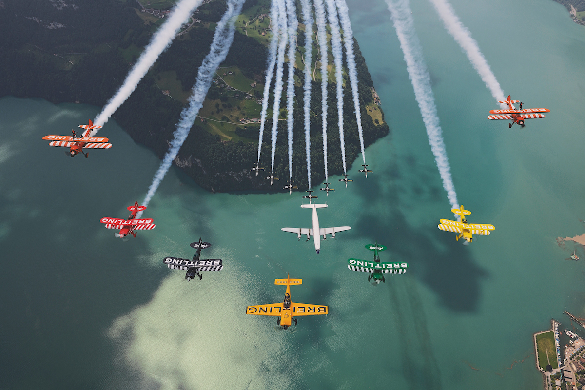 Volles Programm: Die Breitling-Flotte