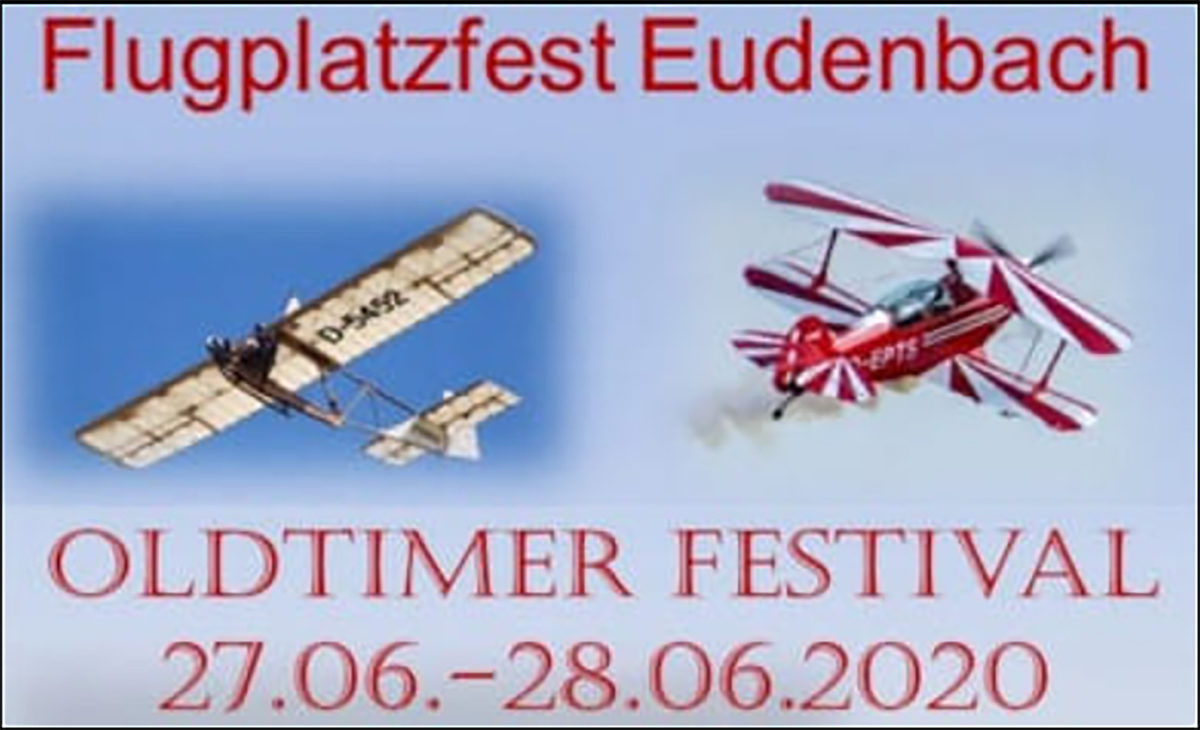 Flugplatzfest & Oldtimerfestival Eudenbach (abgesagt)