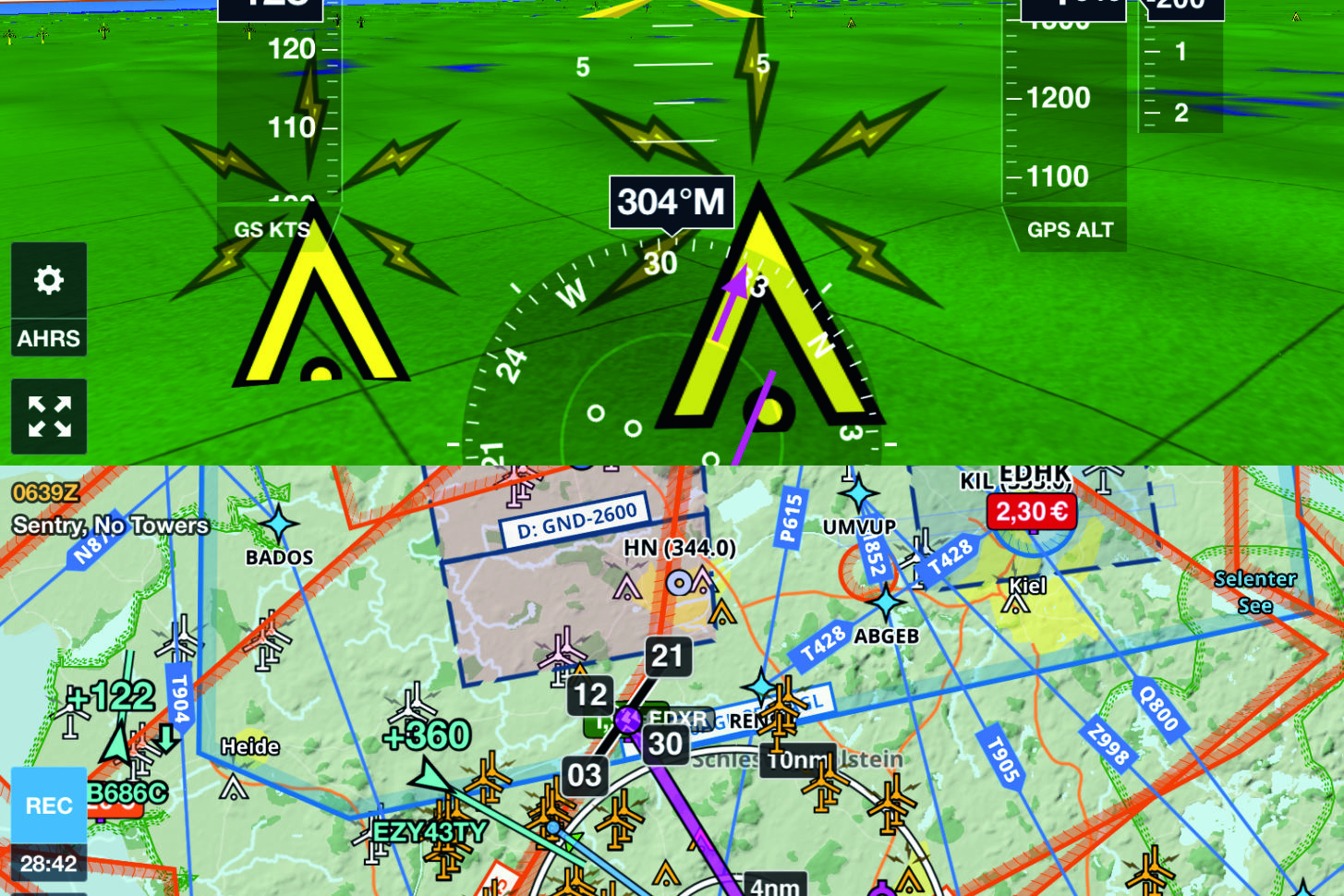 Die App ForeFlight ist seit einem Jahr auch in Europa zu haben