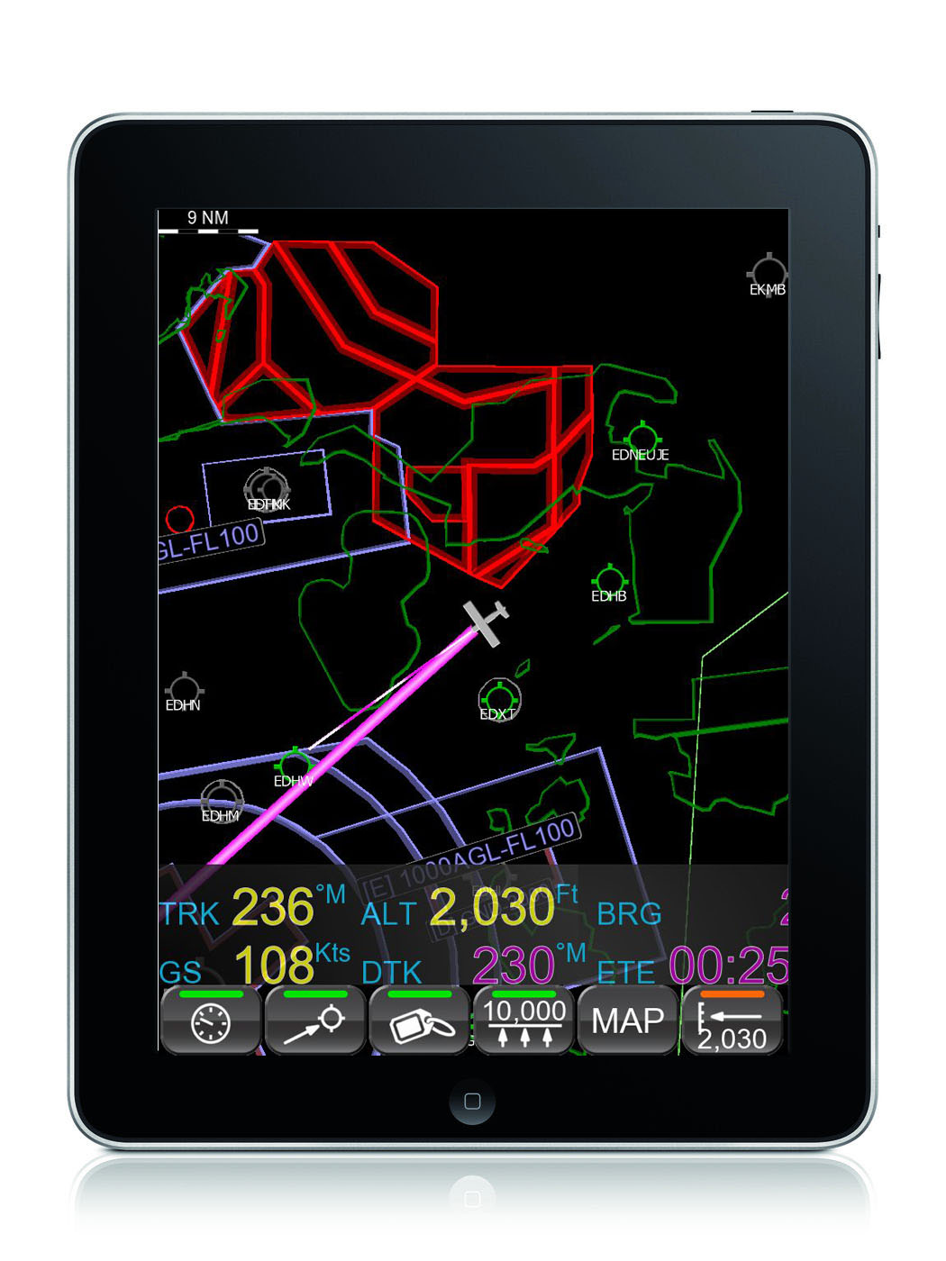 Einfach, aber effektiv: Luftraumwarner Airspace Avoid