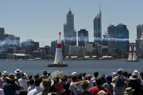 Tolle Kulisse für das Red Bull Air Race 2010: Perth