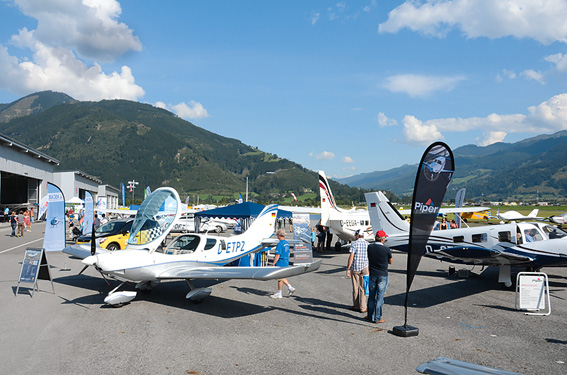 Viel zu sehen: Fachmesse Air Expo in Zell am See