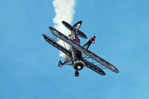 Airshow-Stars: Amanda und Kyle Franklin, hier beim AirVenture 2009 in Oshkosh
