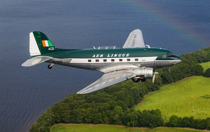 Auch mit dabei: DC-3 in historischer Lackierung der Air Lingus