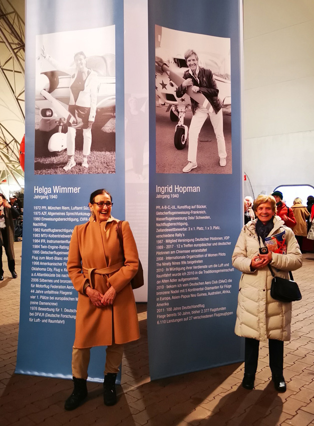 Lebenswege: Fliegerinnen Helga Wimmer und Ingrid Hopman in Essen Mülheim