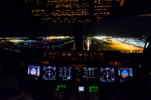 Anflug auf Frankfurt