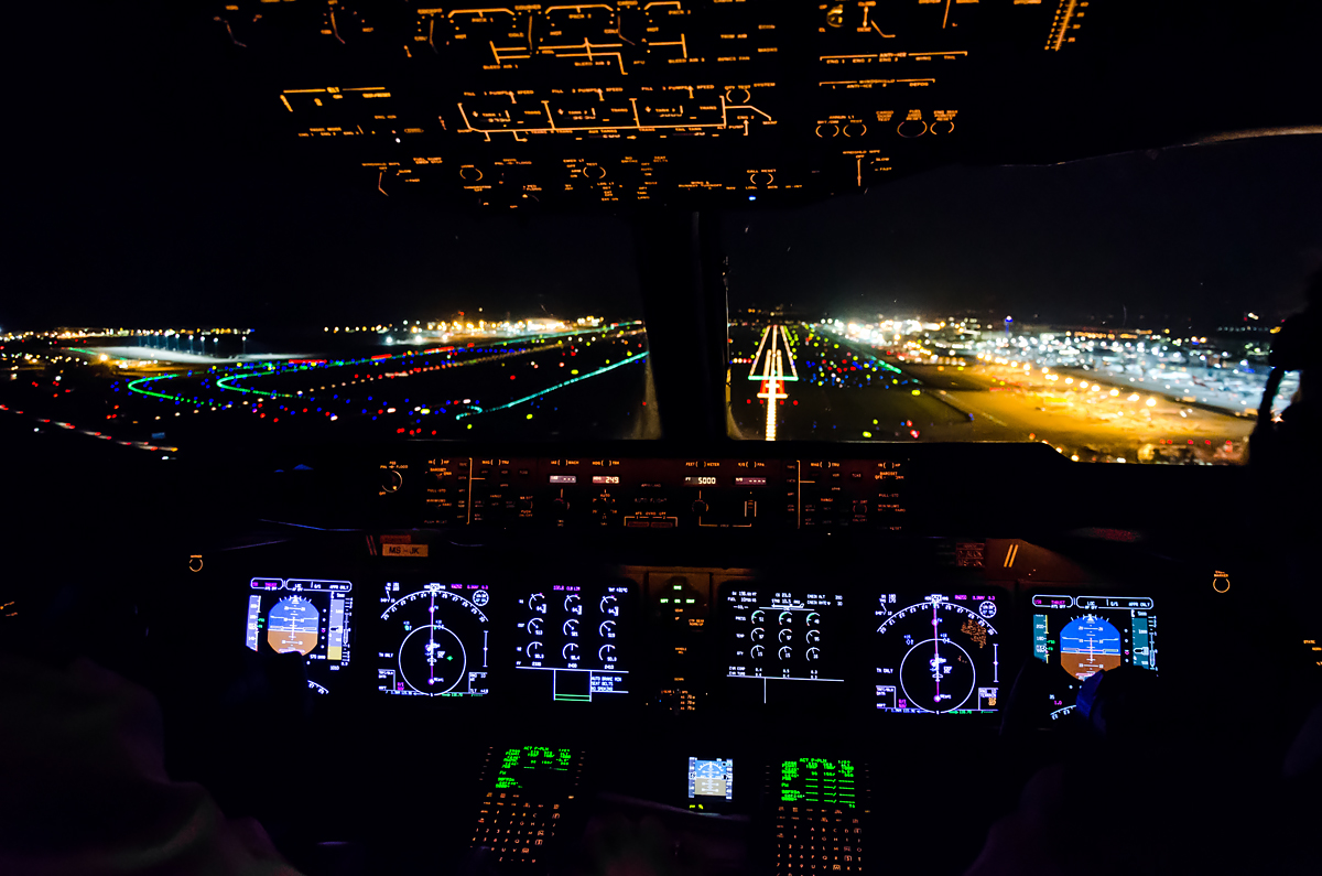 Anflug auf Frankfurt