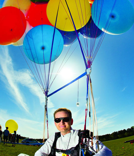 Mit dem Cluster-Ballon über den Atlantik