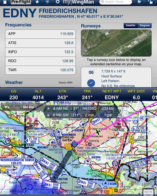 App für Piloten von Bendix King