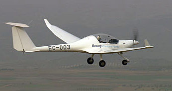 Brennstoffzellenflugzeug im Flug