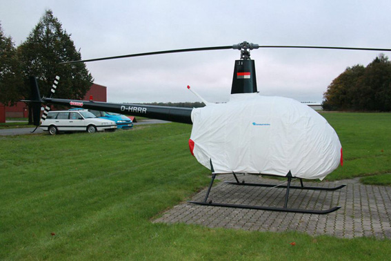 Auch im Programm: Schutzhüllen für Helikopter