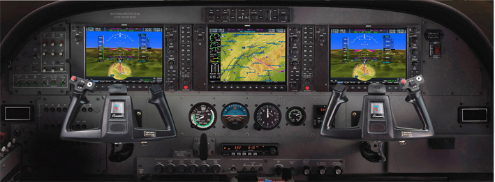 Fit für 2019: Cockpit der Cessna Caravan
