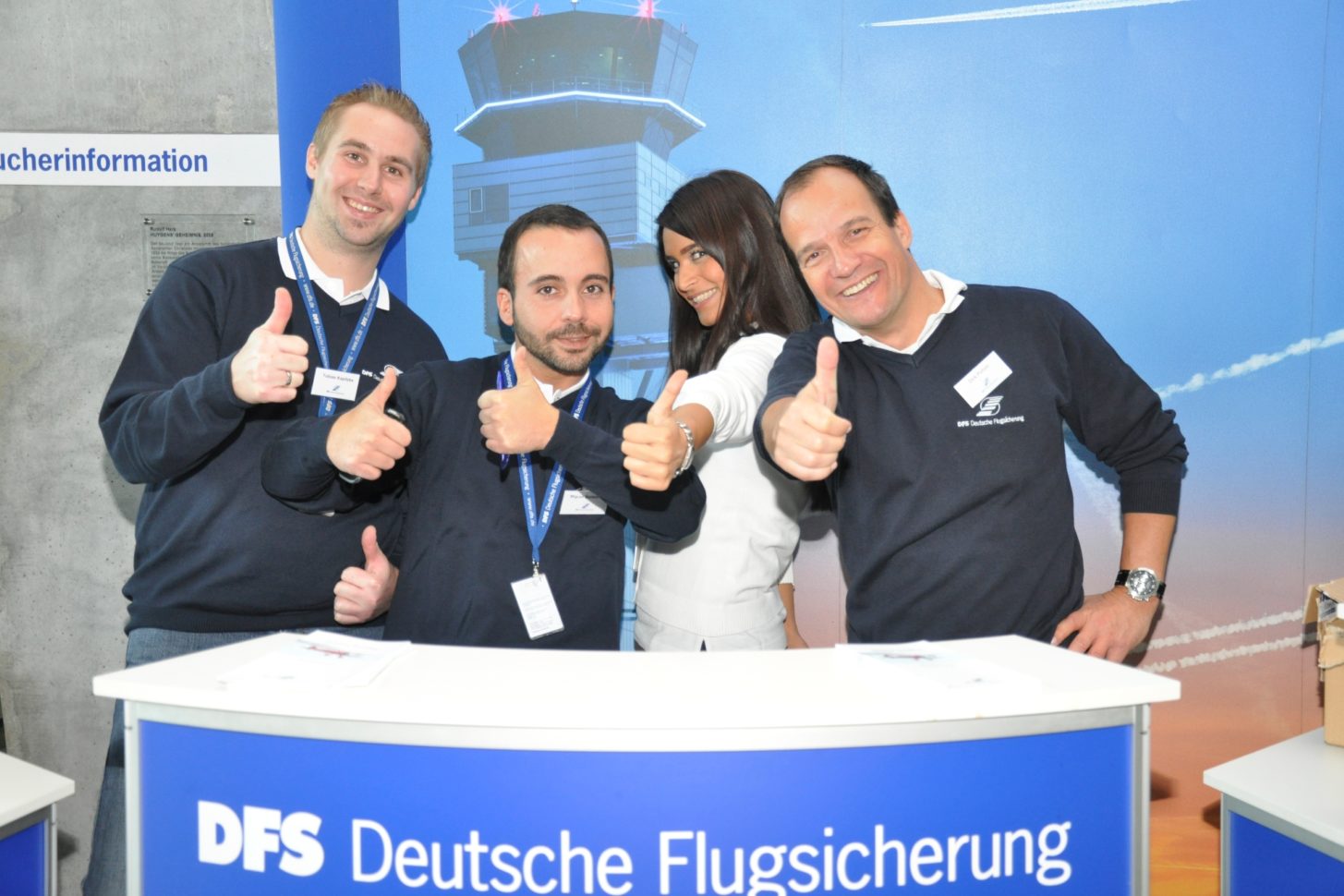 DFS-Team auf einem Pilotentag