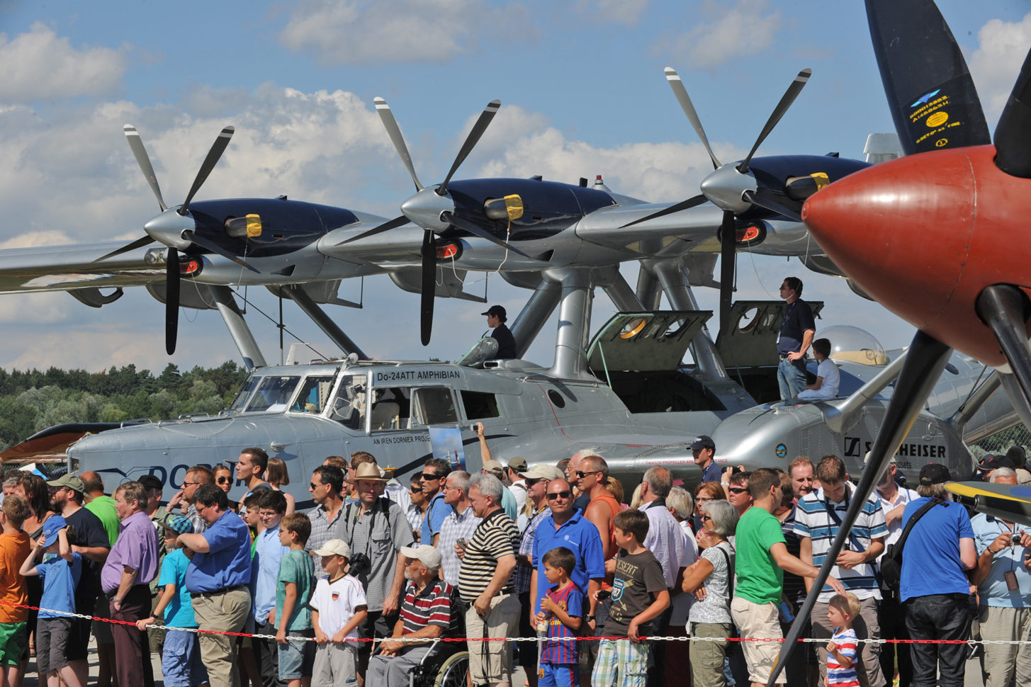 In diesem Jahr wieder mit dabei: Die Do 24 ATT von Iren Dornier ist bei den Besuchern sehr beliebt.