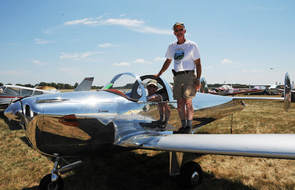 Silberadler im guten Einsatz