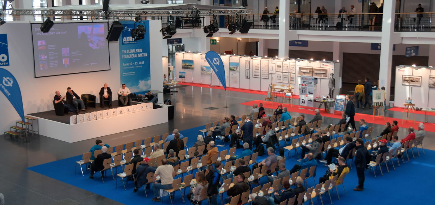 Wer braucht Flugleiter? Podiumsdiskussion auf der AERO 2019