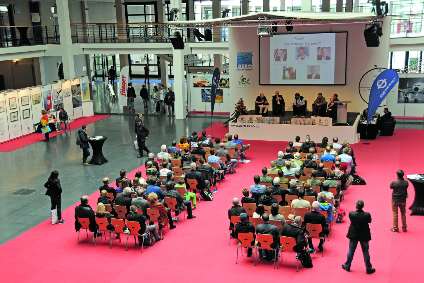 Der Konferenzbereich im Foyer Ost