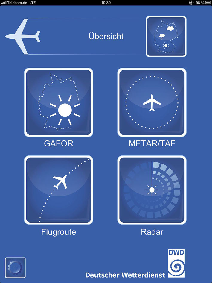 Wetter-App: Jetzt auch vom Deutschen Wetterdienst erhältlich