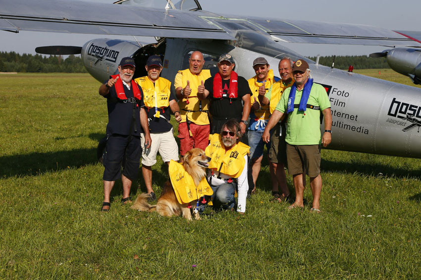 Reise zuende: Schon am Freitag wird die Gruppe von Do-27-Piloten erwartet, die an der Ostseeküste ehemalige Dornier-Standorte besucht hat