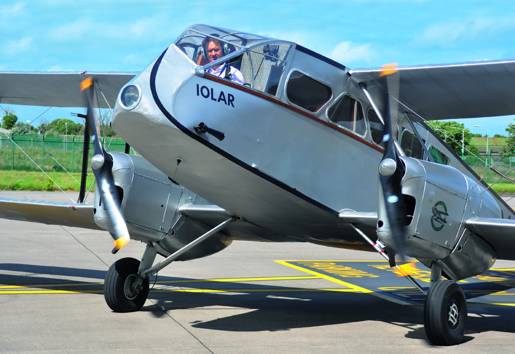 Der Adler fliegt: Die DH 84 Dragon der Aer Lingus ist auf Airshows gern gesehen