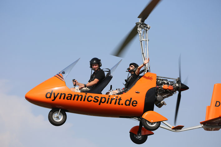 Cabrio-Gefühl: Ein Flug im offenen Tragschrauber ist immer ein besonderes Erlebnis 