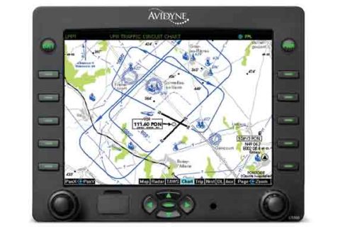 Alles digital: Jeppesens VFR-Anflugkarten für Europa auf dem Avidyne EX600