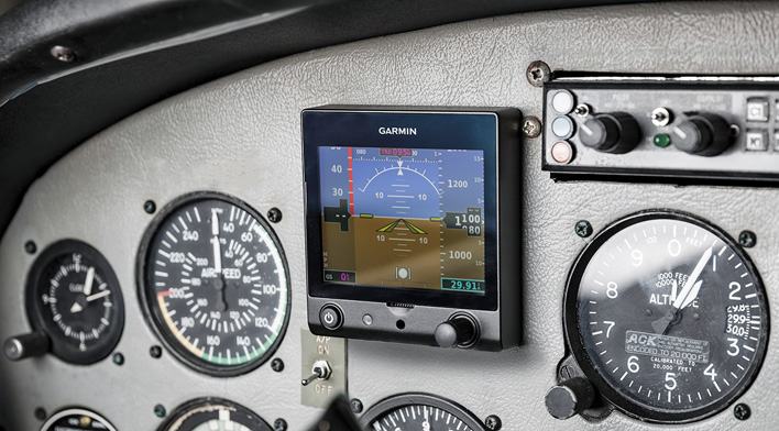 Vielseitig: Garmin G5 ist (auch) eine preiswerte Nachrüst-Option für analoge Cockpits