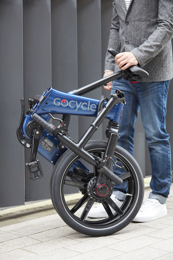 Klappt fix: In zehn Sekunden ist das Gocycle GX gefaltet