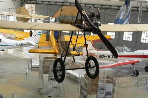 Grade-Eindecker »Libelle« im Deutschen Museum, Außenstelle Oberschleißheim