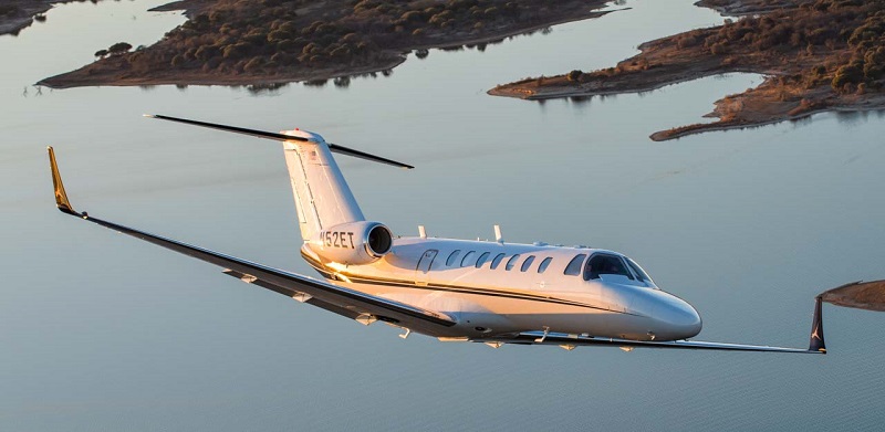 Cessna CitationJet mit Tamarack-Winglets