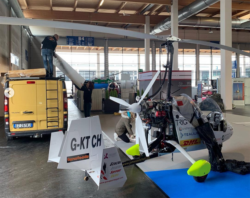 Eingetroffen: Bereits am Samstag vor der Messe ist der Abenteurer in Friedrichhafen gelandet