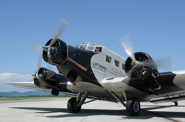 Bald wieder startbereit: Ju 52 der Lufthansa