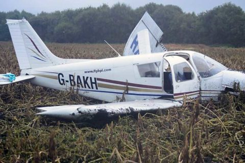 Die verunglückte Piper PA-28