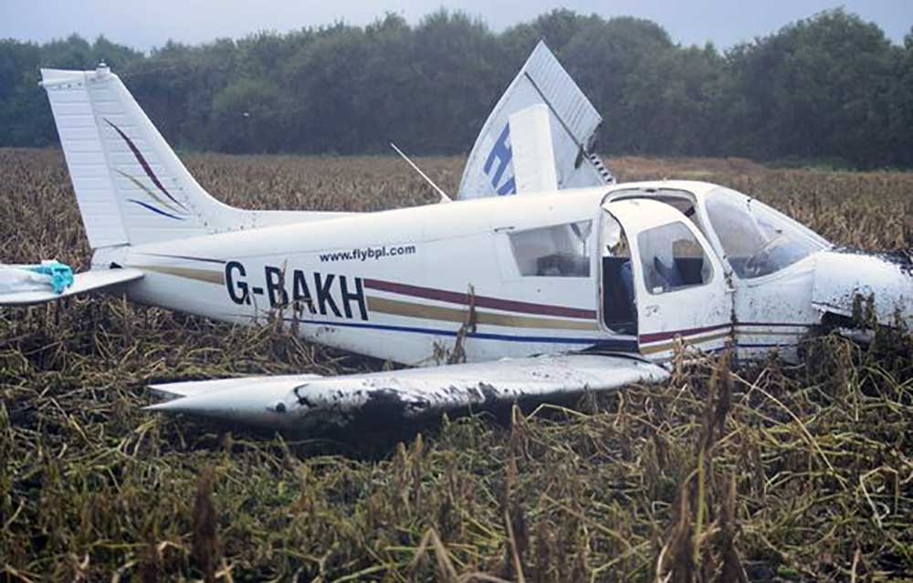 Die verunglückte Piper PA-28