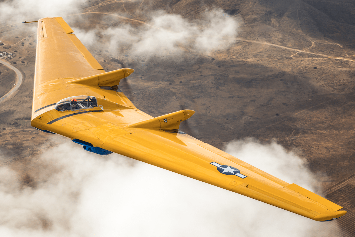 Die letzte: Nur vier N-9M/MB wurden gebaut. Die Unfallmaschine war die einzige noch fliegende