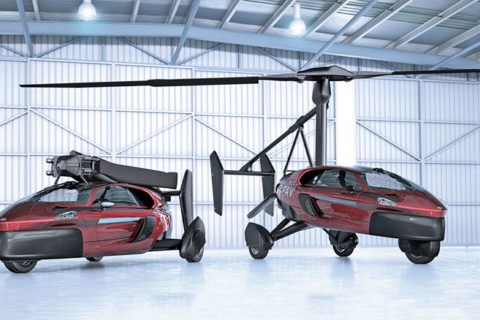 Hingucker: fliegendes Auto PAL-V aus den Niederlanden