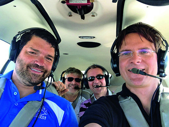 Glücklich: Die Unsicherheit bei Gastflügen mit privaten Kleinflugzeugen ist vom Tisch