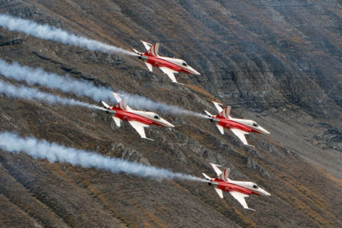 Patrouille Suisse verfliegt sich