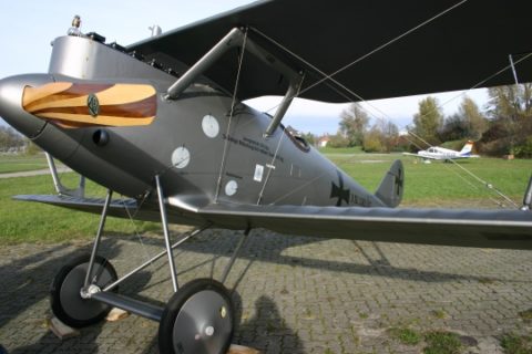 Nachbau des Jagddoppeldeckers Pfalz DIII