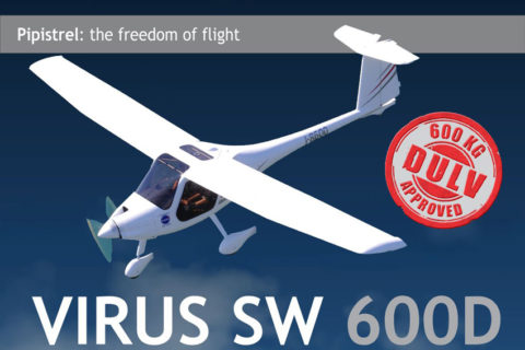 Mit 600 Kilo: Virus SW 600D von Pipistrel