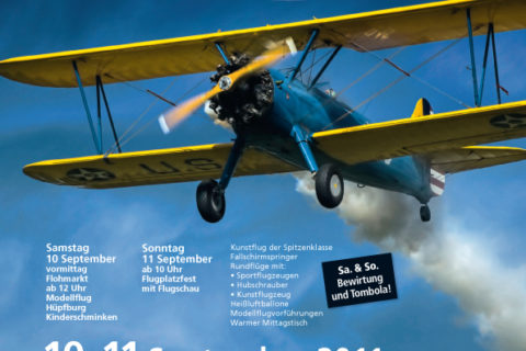 Flyer zum Flugplatzfest