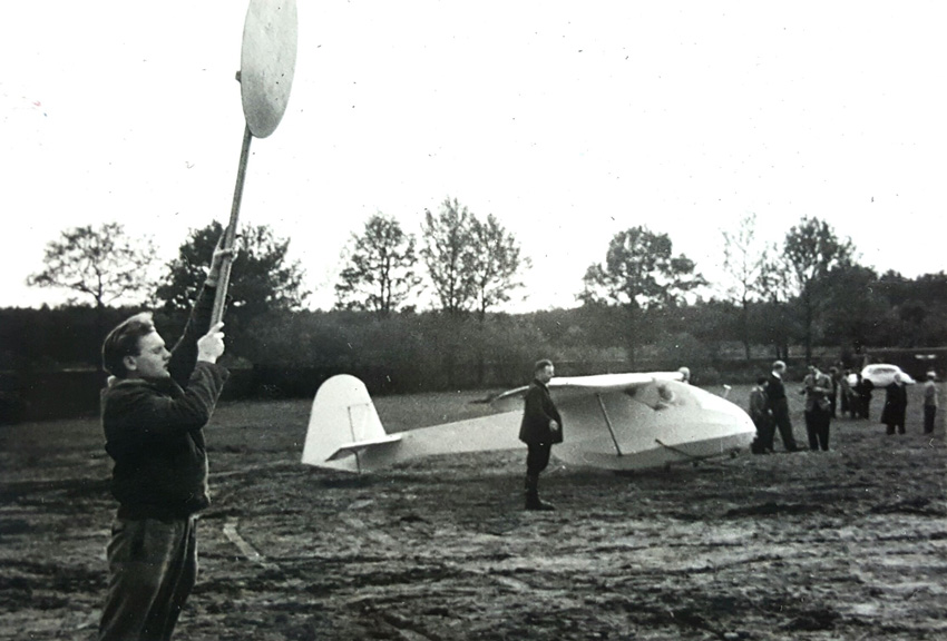 Und los! Erster Segelflugstart in Rheine-Eschendorf vor 65 Jahren