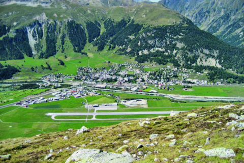 Flugplatz Samedan, Schweiz