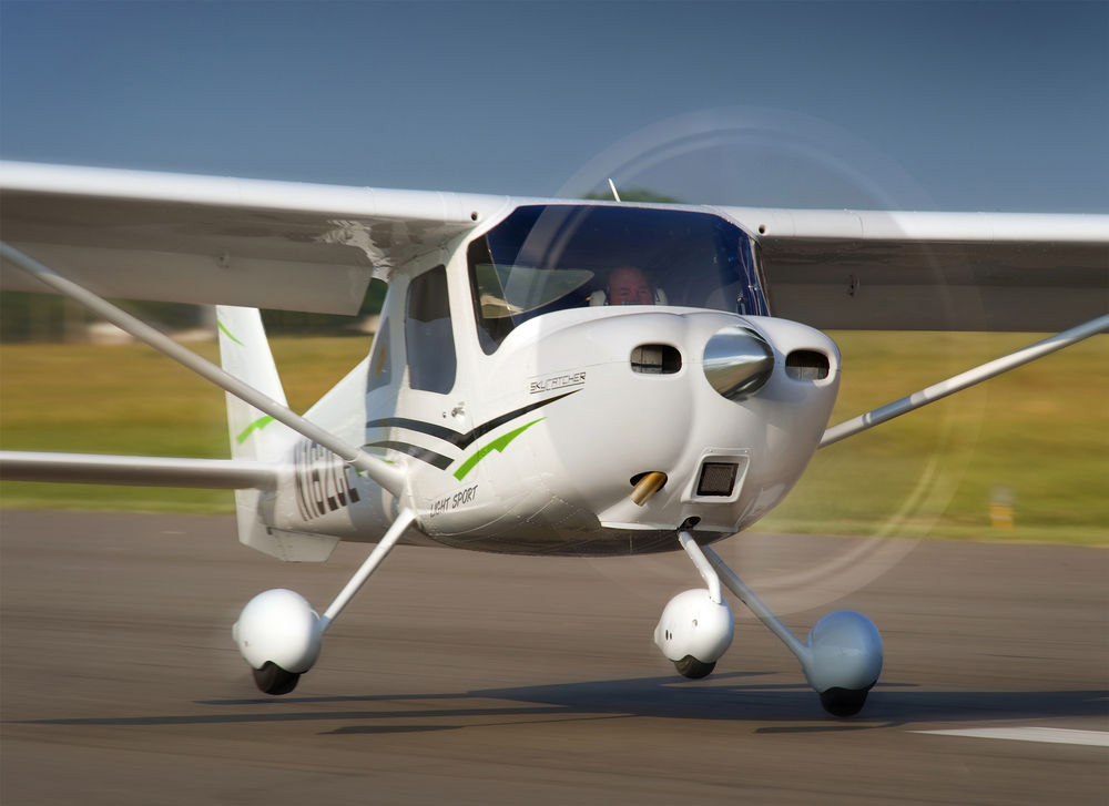 Start frei: Die erste Serien-Cessna 162 Skycatcher ist am 18. Dezember ausgeliefert worden. Im Bild der zweite Prototyp