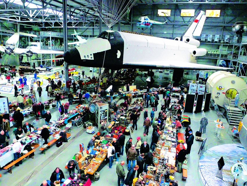 Stimmungsvoll: Das Technik Museum Speyer sorgt für das passende Ambiente