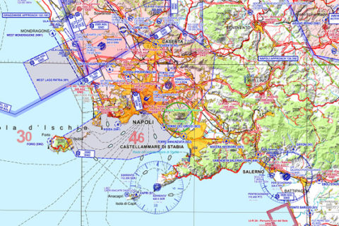 Neu im Programm: V500 Italy (gezeigter Kartenausschnitt ist nicht zur Navigation geeignet)