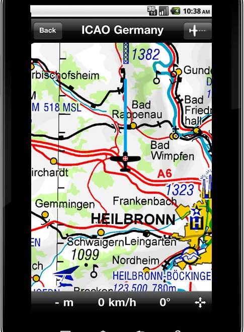 VFRiCharts auch für Android-Geräte