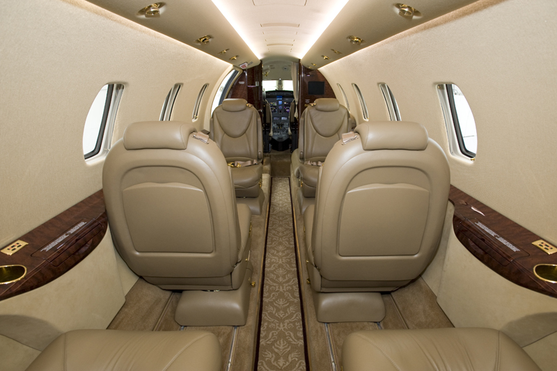 Bequem reisen im Citation Jet