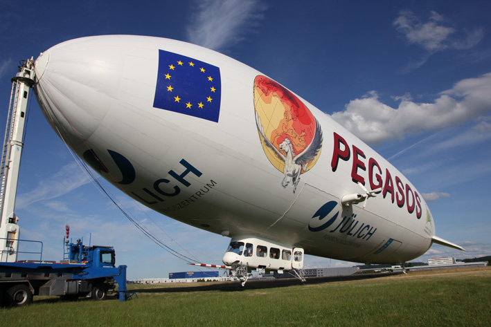Datensammeln: Schon 2012 war der Zeppelin NT mit Sensoren bestückt unterwegs