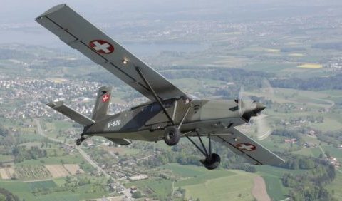 Pilatus PC-6/B2-H2M Turbo-Porter als Beispiel von den Fotos des Bildschirmschoners